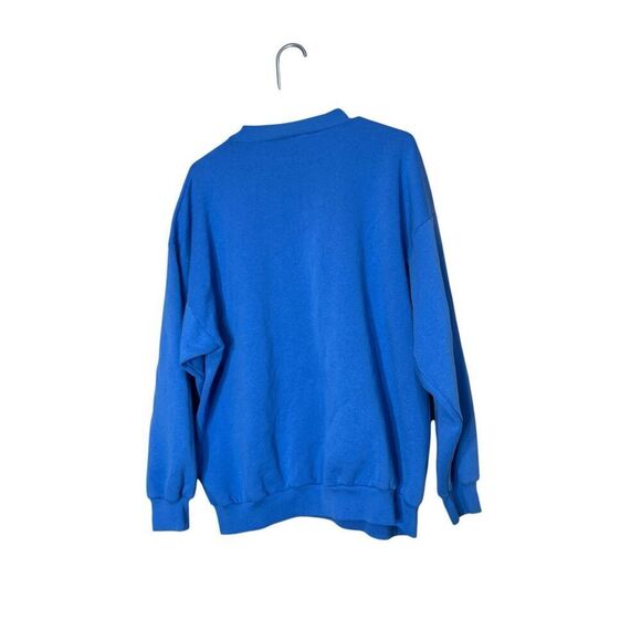 Vintage 90s Alaska Tultex Crewneck blue  Sweatshirt Size XL - Picture 7 of 7